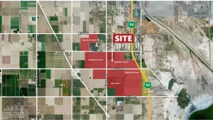1,055.73 AC Desert Sun Ranch, OA Flat Aerial