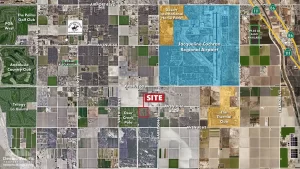 41.5 AC S Ave 61 & Harrison St, TH Flat Aerial