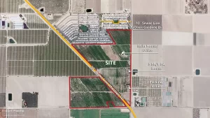 142.79 AC Harrison St & N Ave 70, TH Zoomed Aerial Utilities