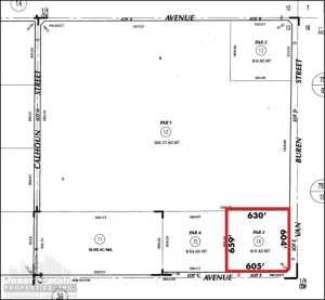 9.11 AC NWC Van Buren St & Ave 67, VSR Parcel Map