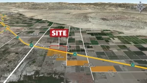 102.71 AC NWC Grant & Hammond (Hammond Ranch) Flat Aerial