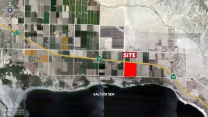 162.43 AC Hwy 111 & Cleveland (Beach Ranch) Flat Aerial