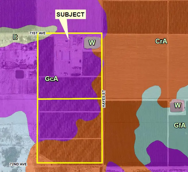 80 AC 93751 Ave 71 (Walton), MC Soils Map