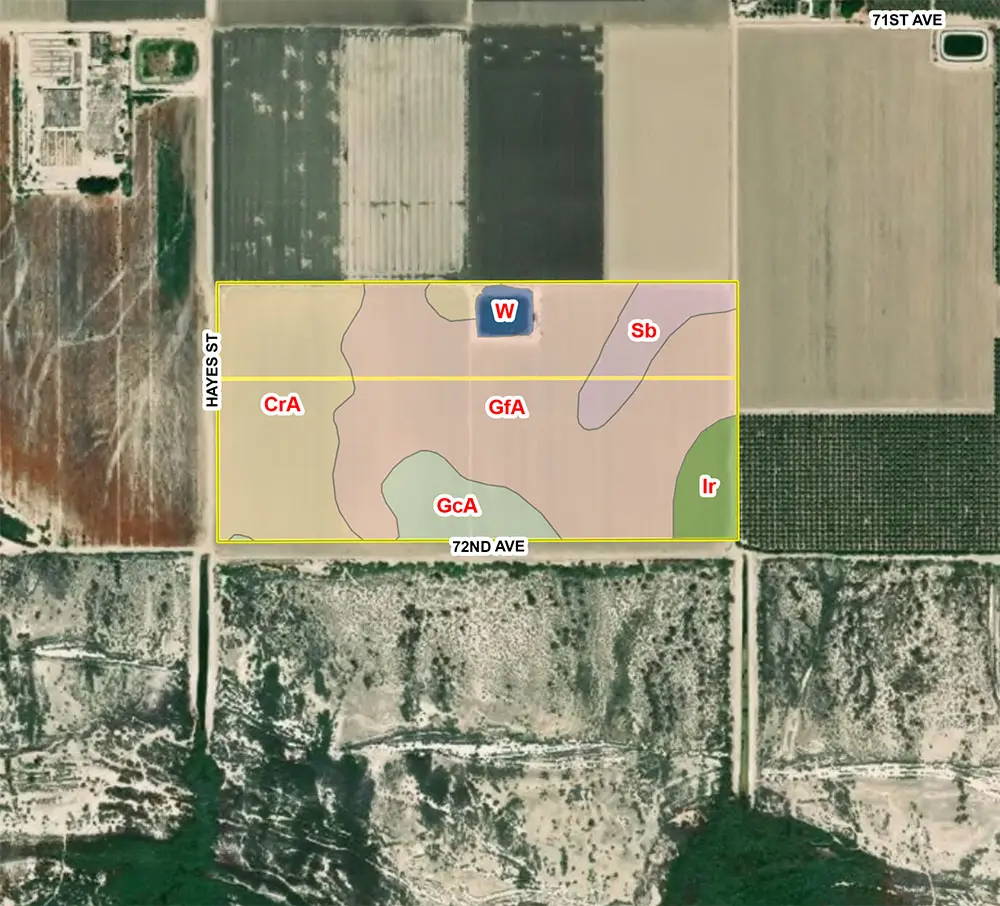 80.23 AC N Ave 72 & E Hayes St (Natalie), MC Soils Map