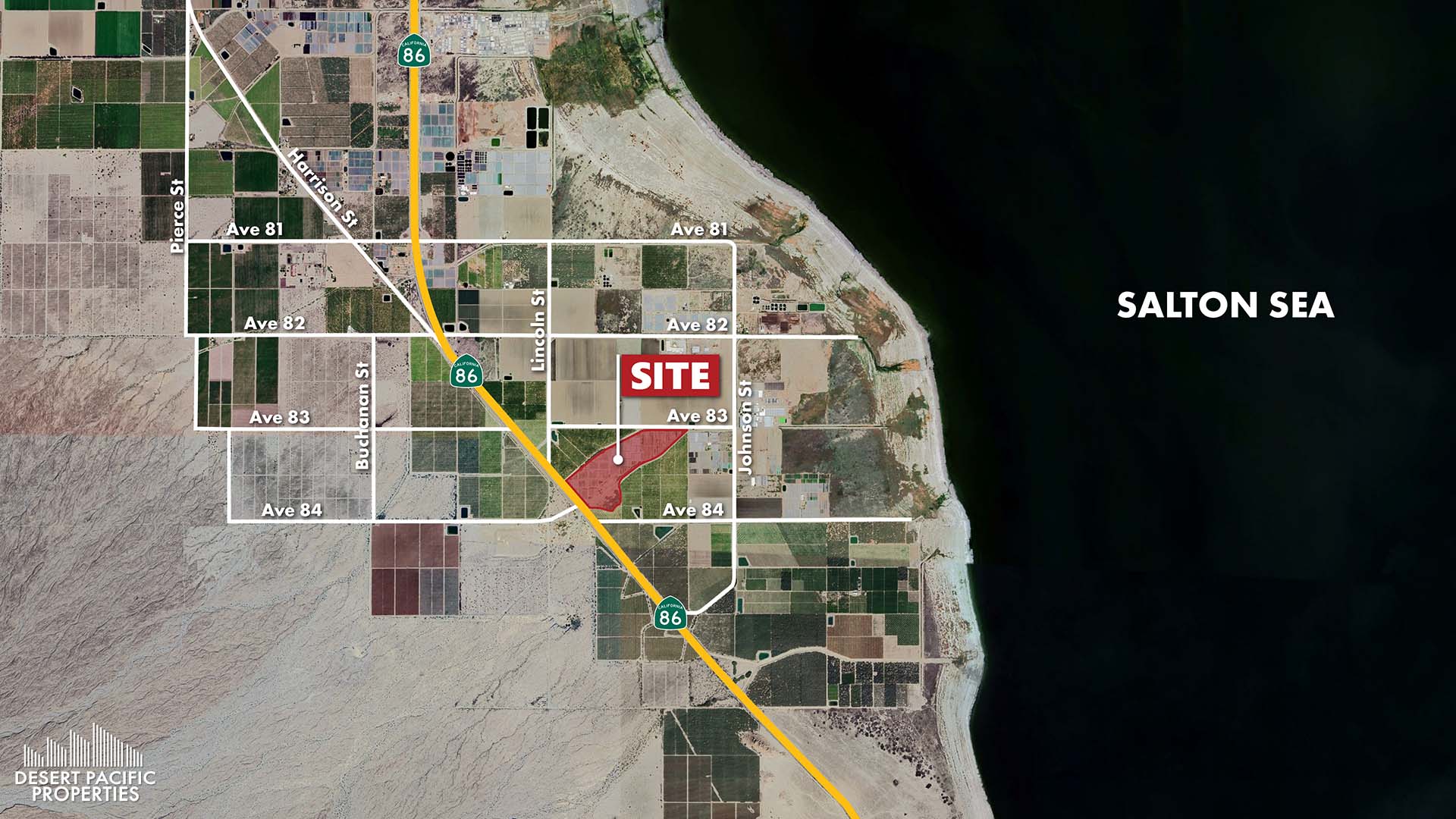 71.01 AC Hwy 86 & Ave 84, OA Zoomed Out Aerial