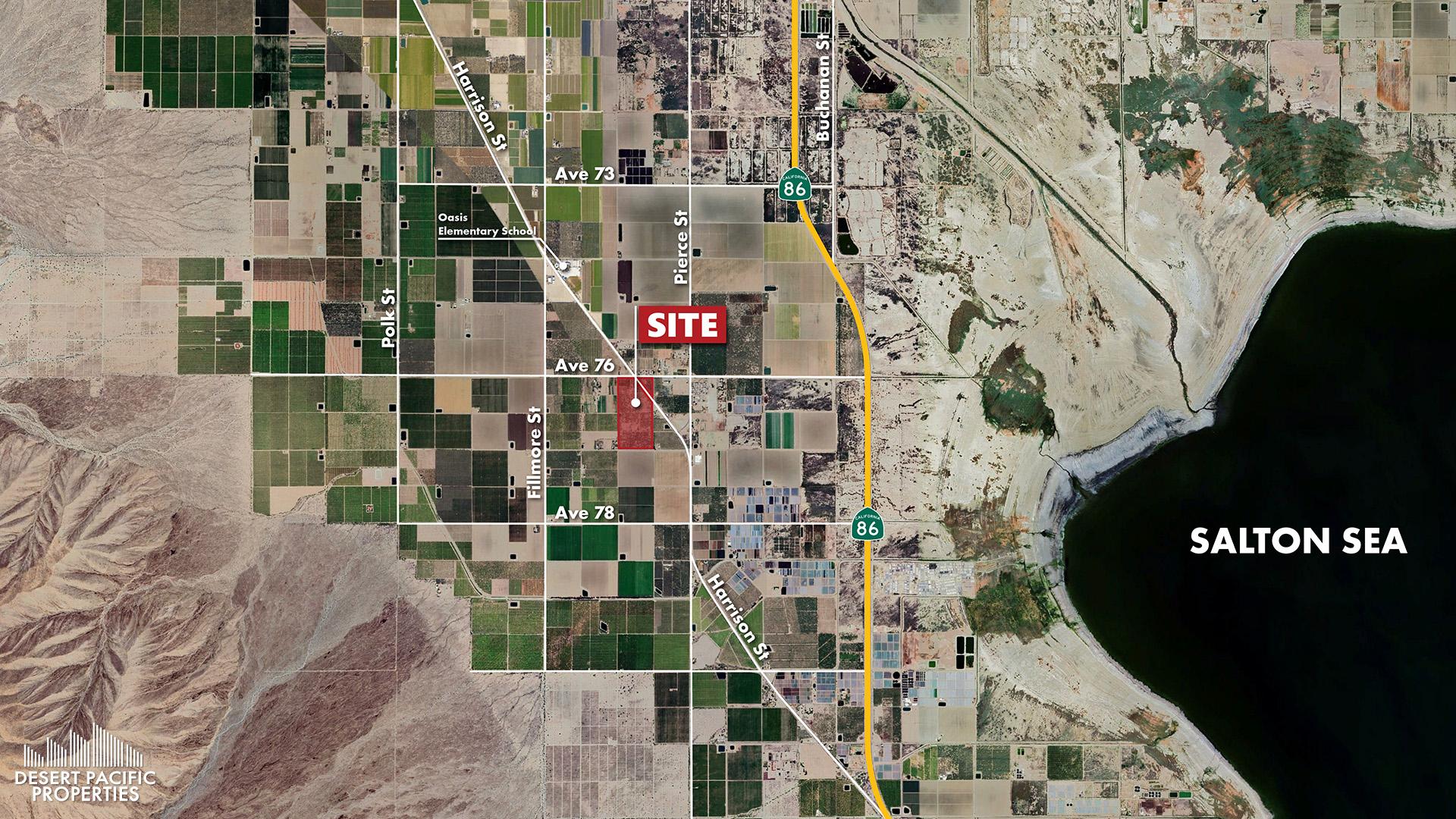76.88 AC Harrison St & Ave 76, OA Main Aerial